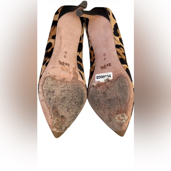 Coach Leopard Print Heels - Picture 6 of 7